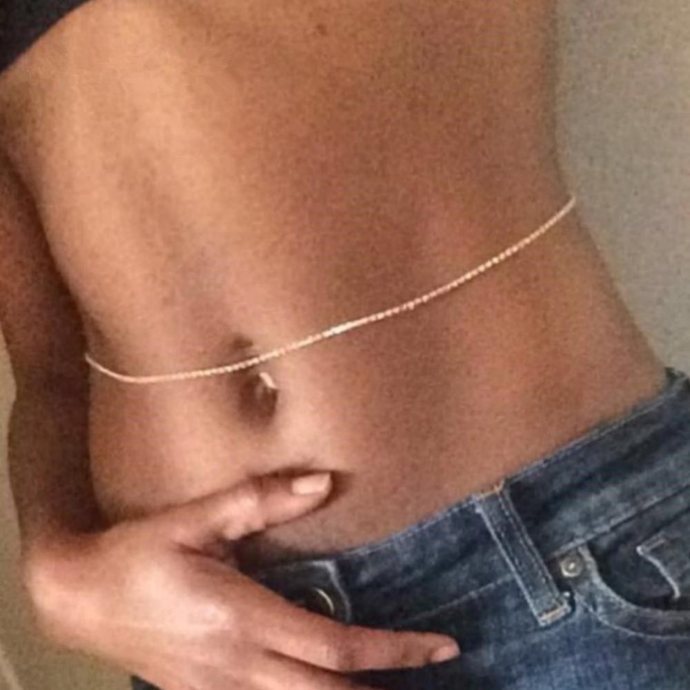 Gold Rhinestone Belly Chain or Belt